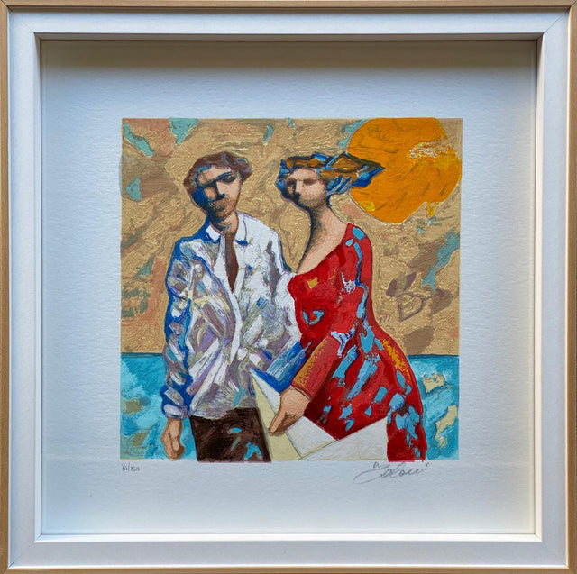 Opera incorniciata: Due ombre insieme  | Giampaolo Talani