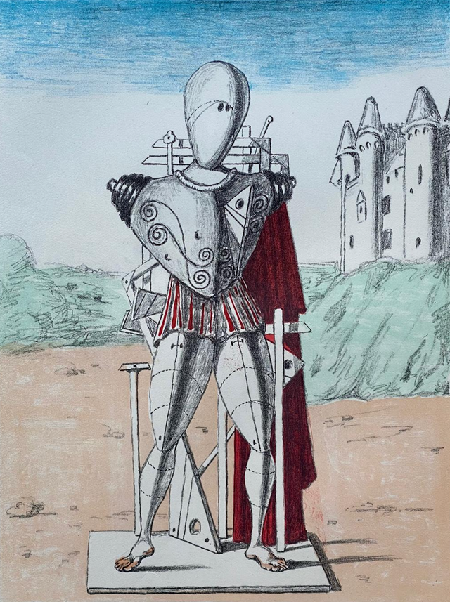 Il Trovatore manto rosso | Giorgio De Chirico