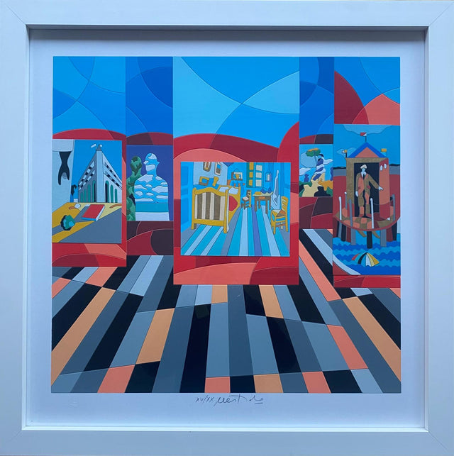 Opera in cornice: Storie di Sogni | Ugo Nespolo