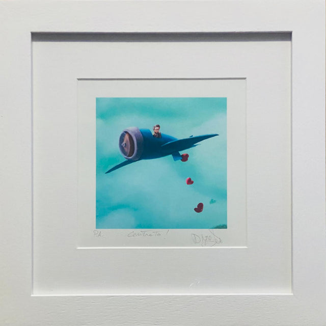 Opera in cornice: Centrato | Diego Santini