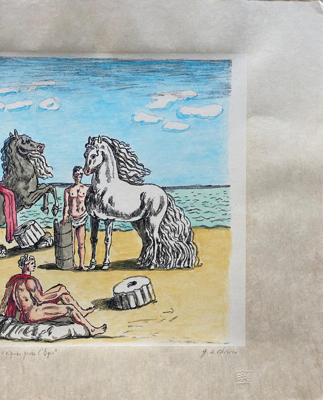 Riposo presso l'Egeo | Giorgio De Chirico