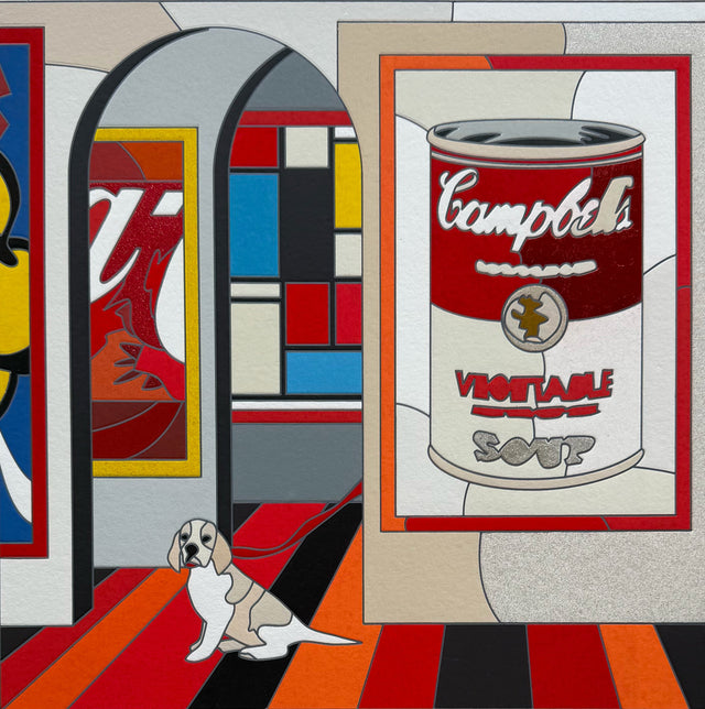 Soup-er vision | Ugo Nespolo