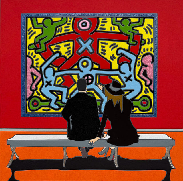 Opera in cornice: Art talk loading | Ugo Nespolo