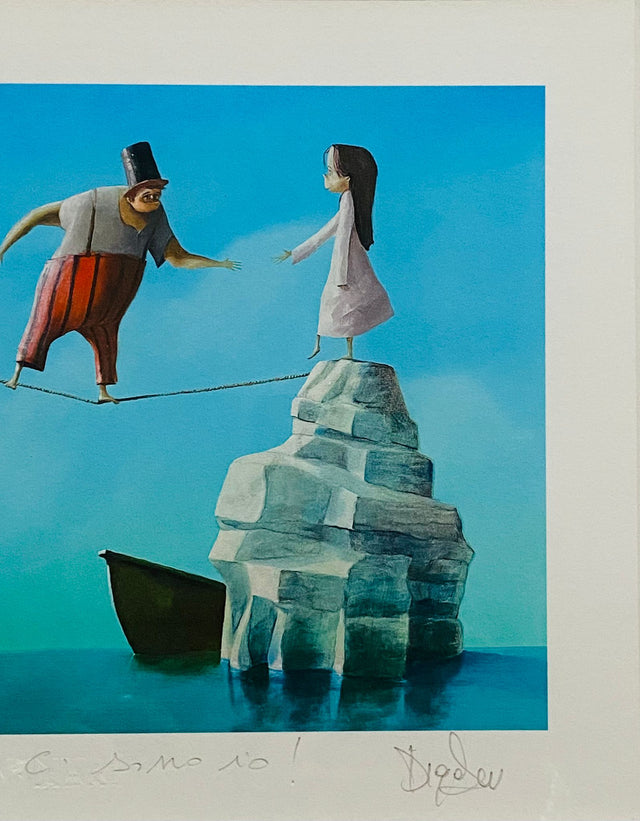 Opera in cornice: Ci sono io  | Diego Santini