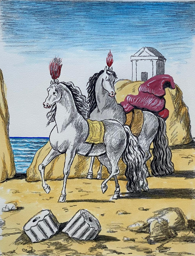 I cavalli di Achille  | Giorgio De Chirico