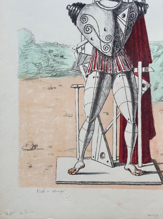 Il Trovatore manto rosso | Giorgio De Chirico