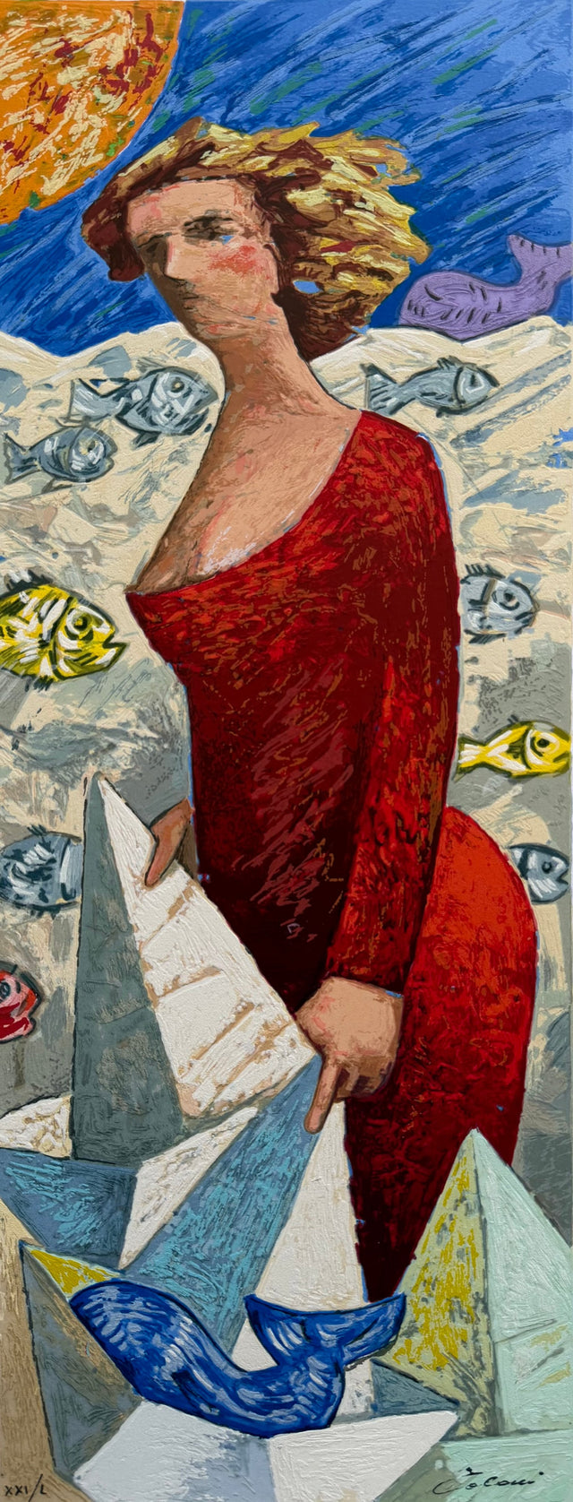 Le barche del viaggio: una donna | Giampaolo Talani