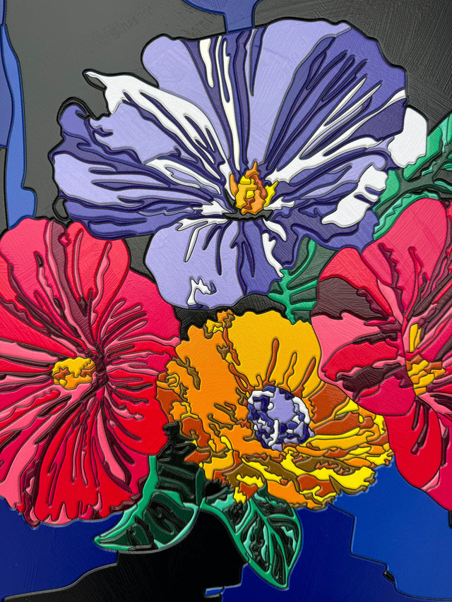 Petunie | Ugo Nespolo