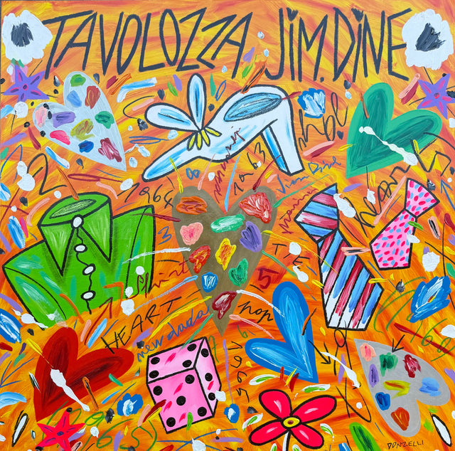 Tavolozza Jim Dine | Bruno Donzelli