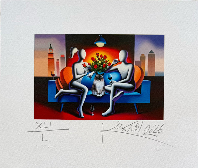 Between us | Mark Kostabi