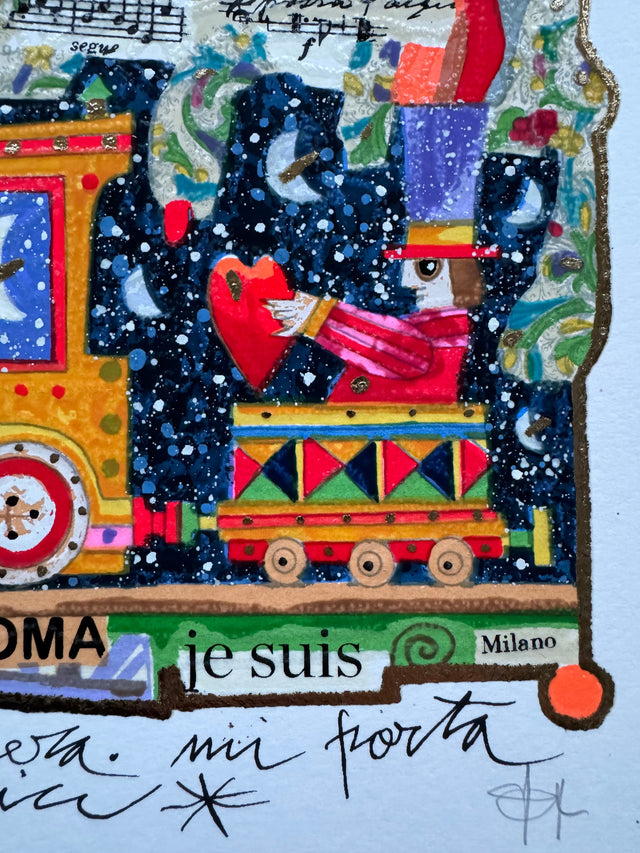 Il treno della sera mi porta sogni felici  | Francesco Musante