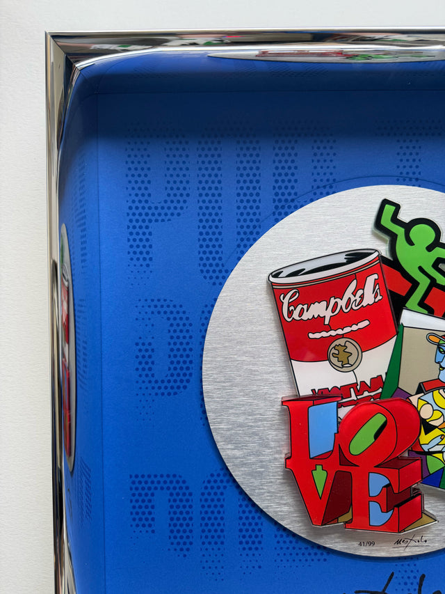 Opera incorniciata: Remix the Icons  | Ugo Nespolo