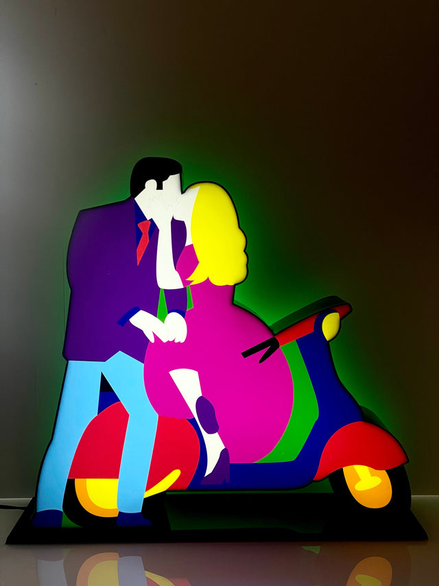 The Kiss Before the Ride | Marco Lodola