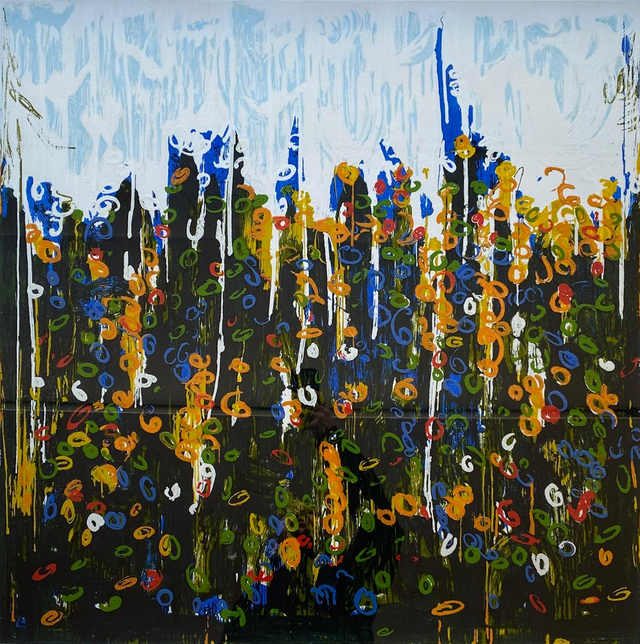 Opera in cornice: Splendore del floricoltore | Mario Schifano