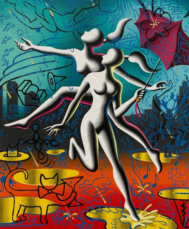 Samantha and Sabrina | Mark Kostabi