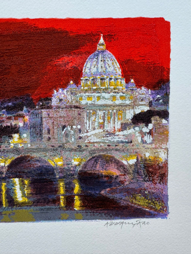 Il tevere II (Rosso) | Natale Addamiano