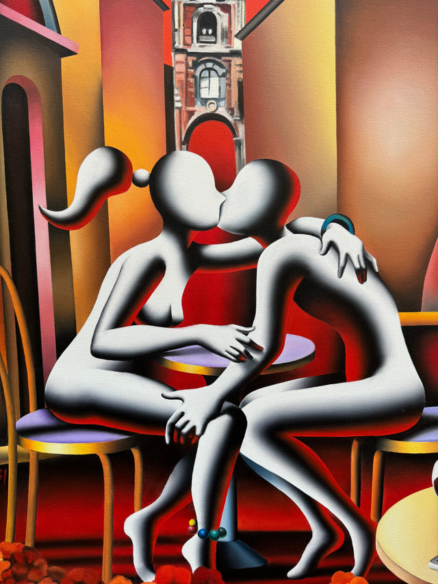 Flames of desire | Mark Kostabi