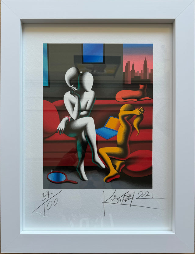 Opera incorniciata: Life lesson | Mark Kostabi