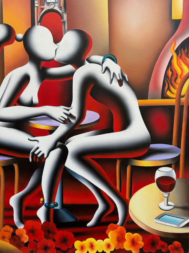 Flames of desire | Mark Kostabi