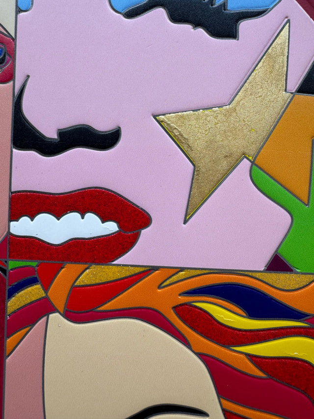 The woman's face | Ugo Nespolo