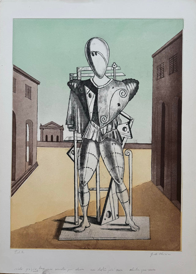 Il trovatore nella piazza | Giorgio De Chirico