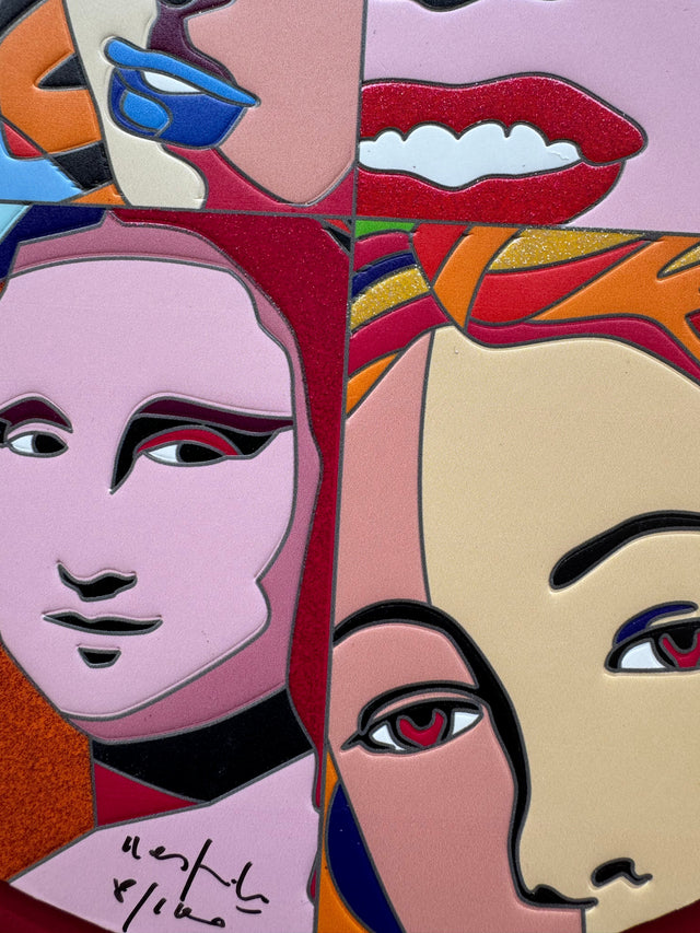 The woman's face | Ugo Nespolo