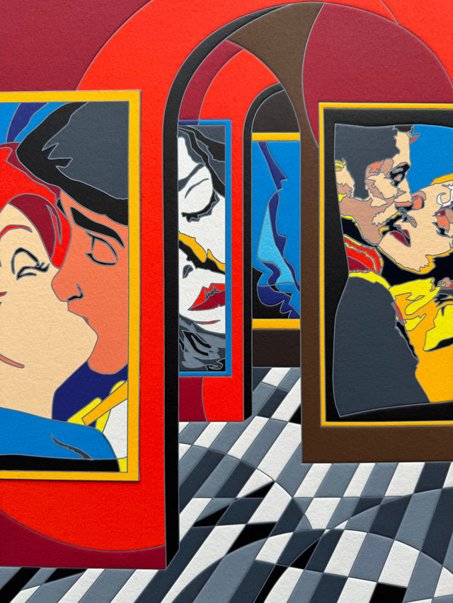 A kiss is still a kiss | Ugo Nespolo