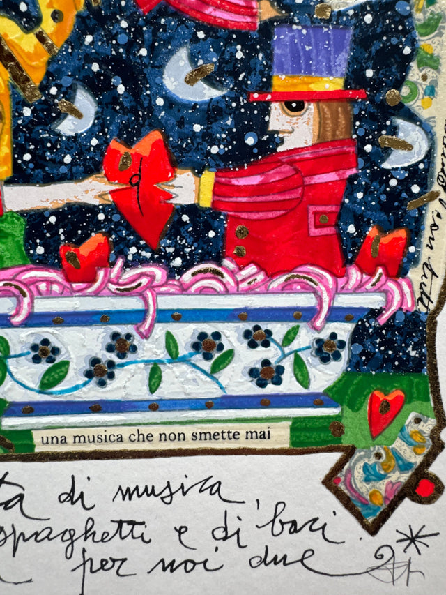 Serata per noi due (fondo bianco) | Francesco Musante