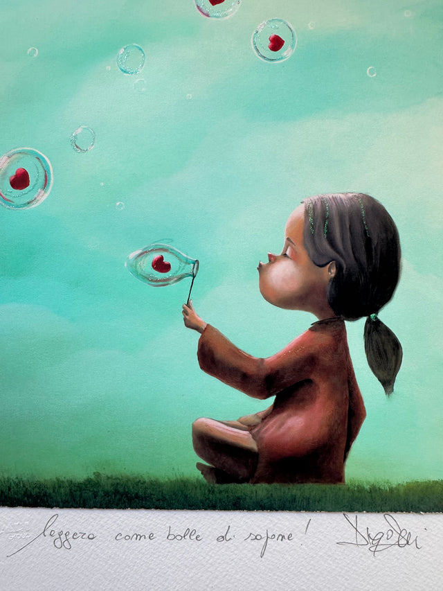 "Leggera come bolle di sapone!"  | Diego Santini