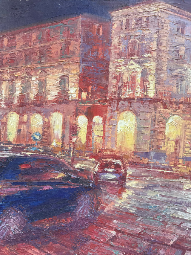 Macchina blu  | Carlo Romagnolo