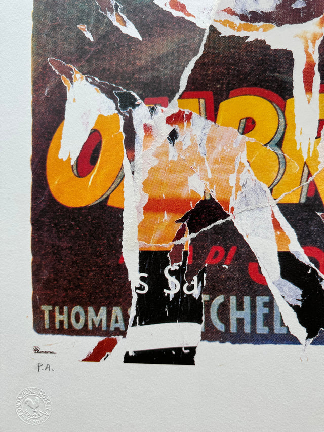 Ombre rosse | Mimmo Rotella