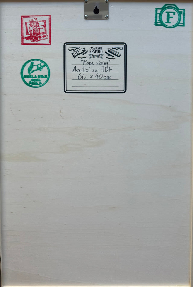 Mona rising | Ugo Nespolo