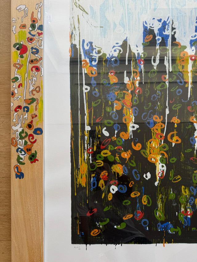 Opera incorniciata: Splendore del floricoltore | Mario Schifano