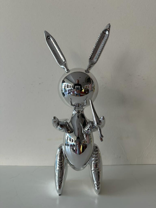 Balloon Rabbit Silver | Jeff Koons (After)