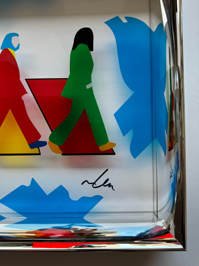 Opera Incorniciata: The fab four Vinyl (Plexiglass) | Marco Lodola