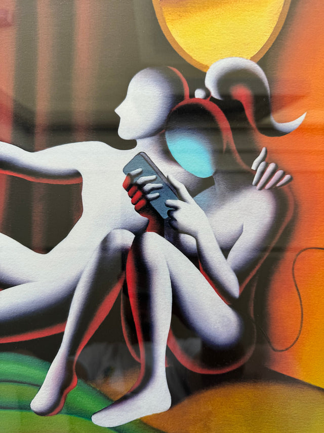 Opera incorniciata: Self awarness | Mark Kostabi