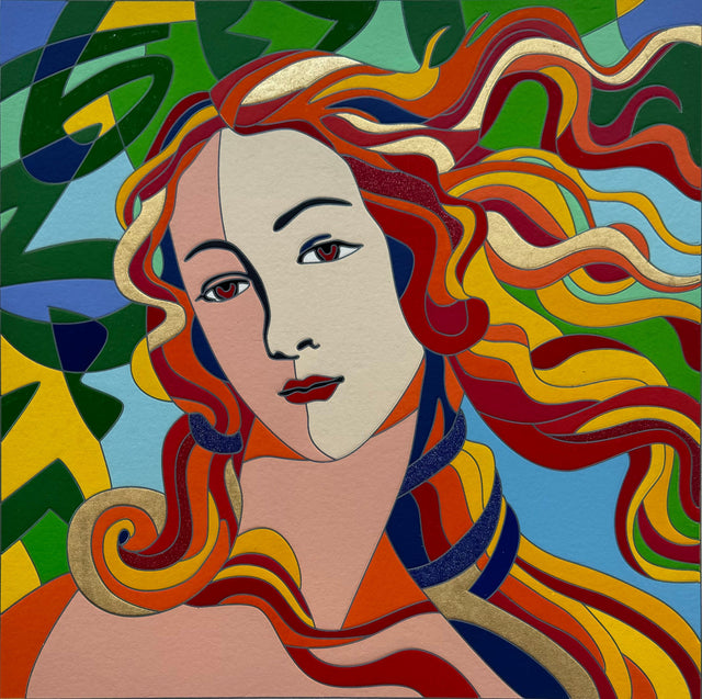 Cartella "The woman's face"  | Ugo Nespolo