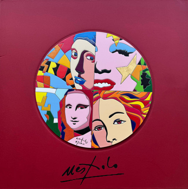 The woman's face | Ugo Nespolo