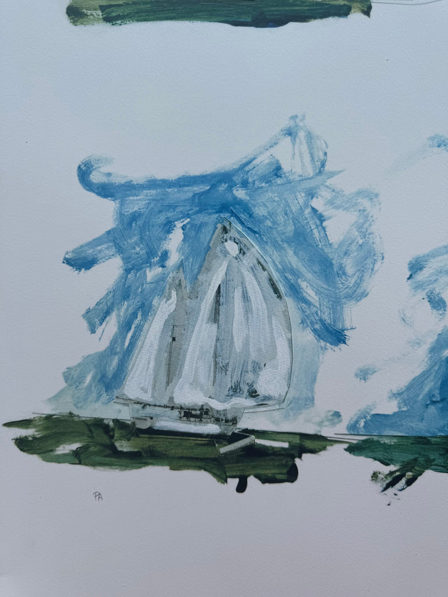 Ecco la vela | Mario Schifano