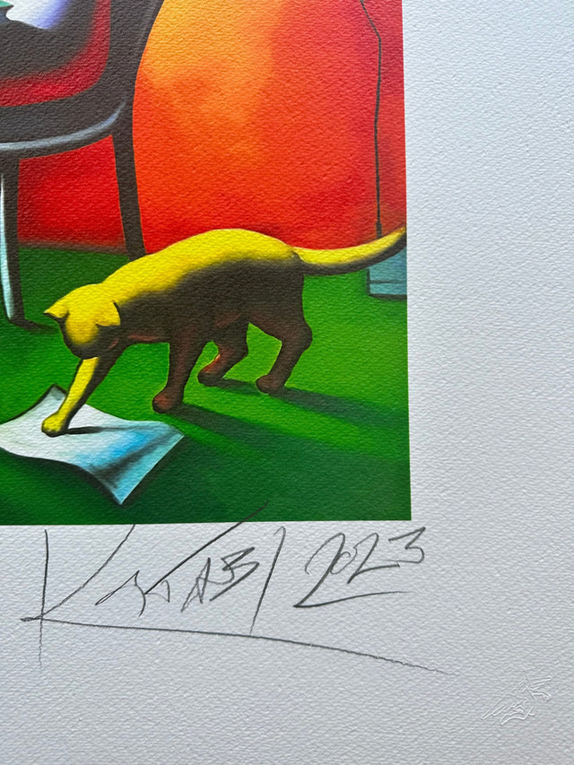 Feline dreams | Mark Kostabi