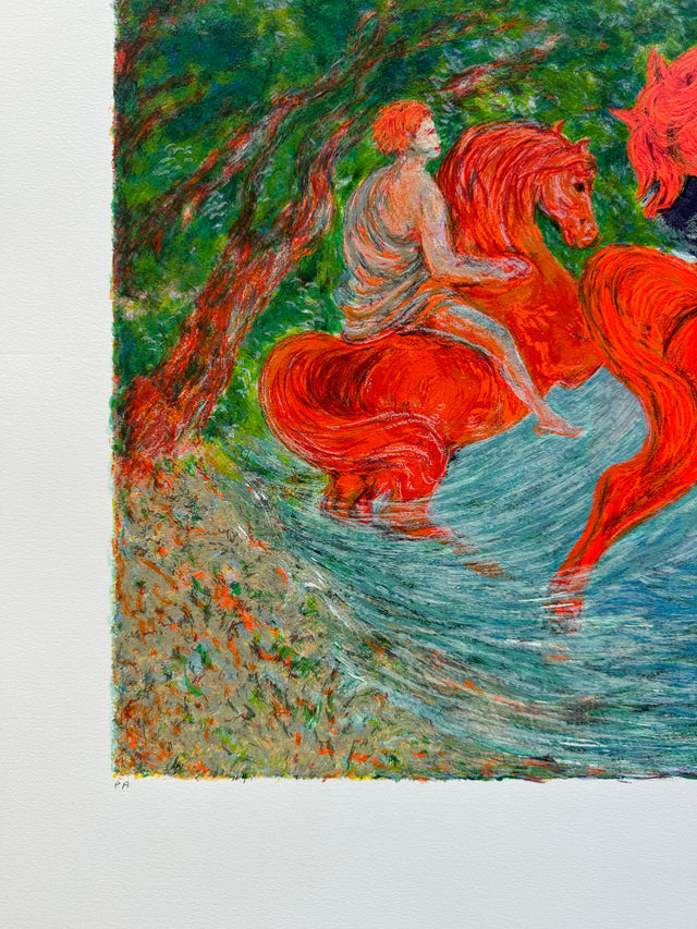 Cavalli sul mare | Aligi Sassu