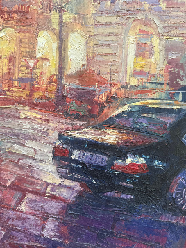 Macchina blu  | Carlo Romagnolo