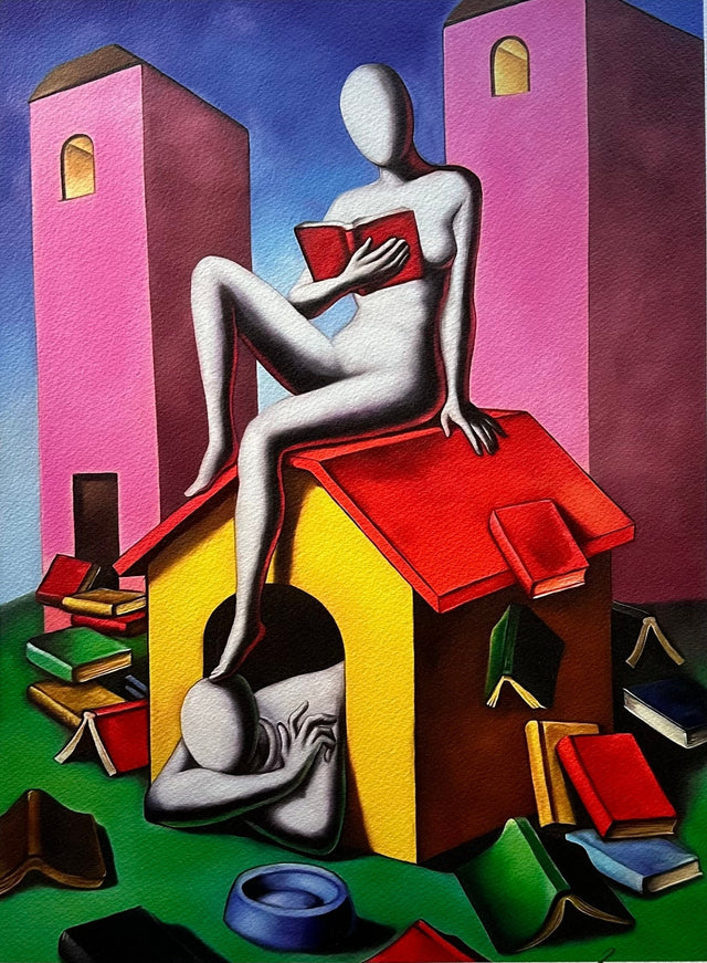 Pink domination | Mark Kostabi