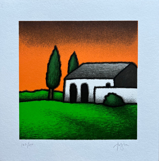 Farmhouse at sunset | Tino Stefanoni