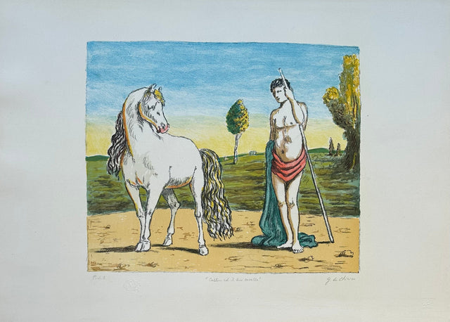 Castore e il suo cavallo | Giorgio De Chirico