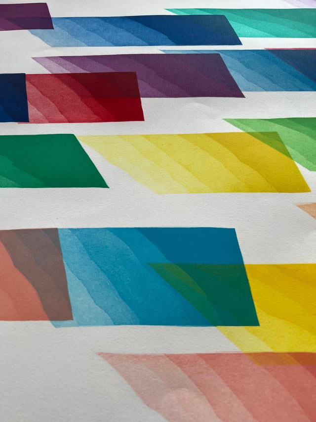 Color fax III | Piero Dorazio